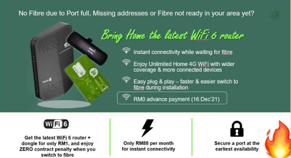 Maxis Home Fibre - Home
