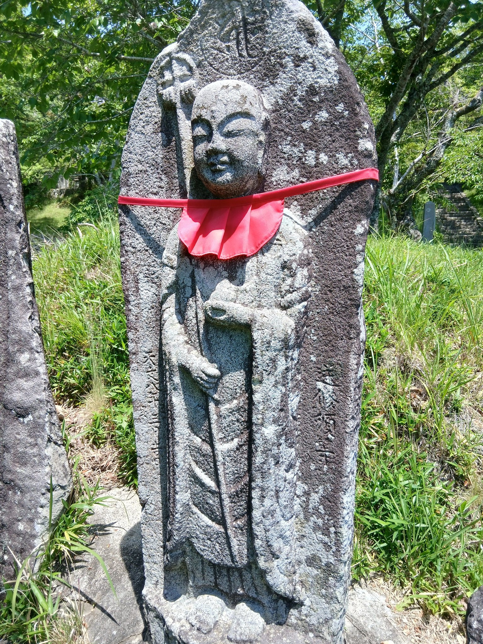 石仏、ゴルフ観音、日本人彫刻、倉田辰彦作