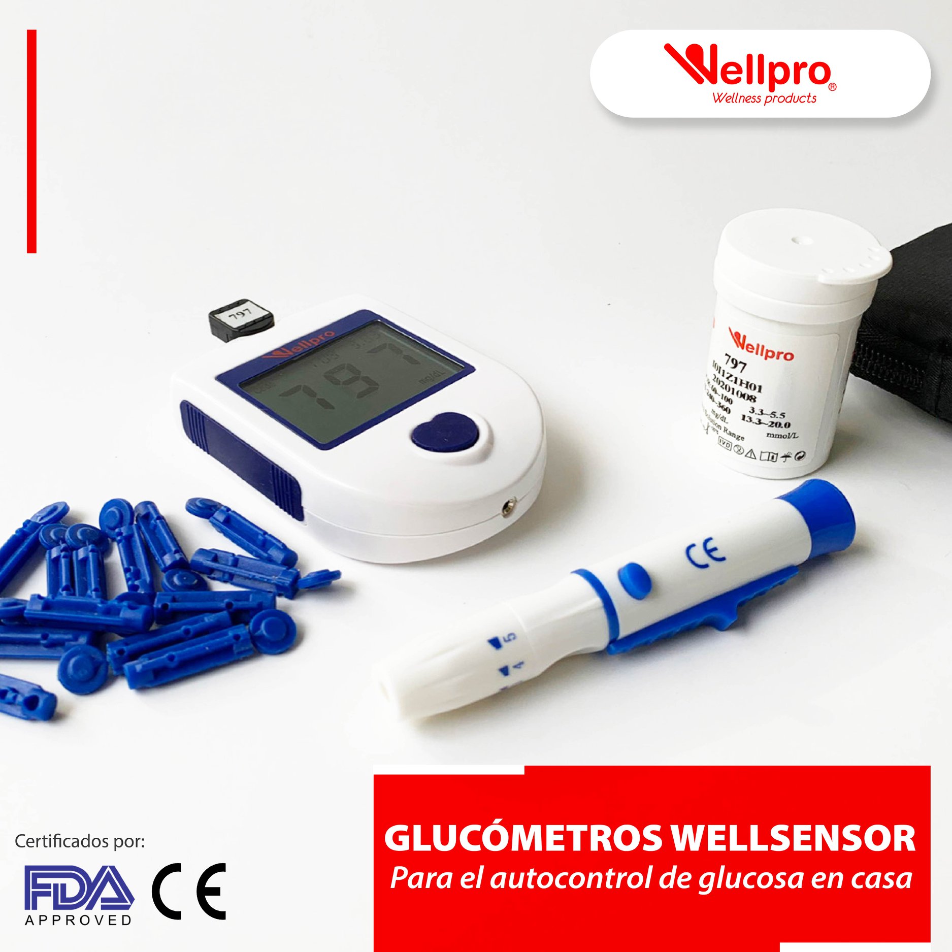 Los #glucómetros... - Wellpro Wellness Products Oficial