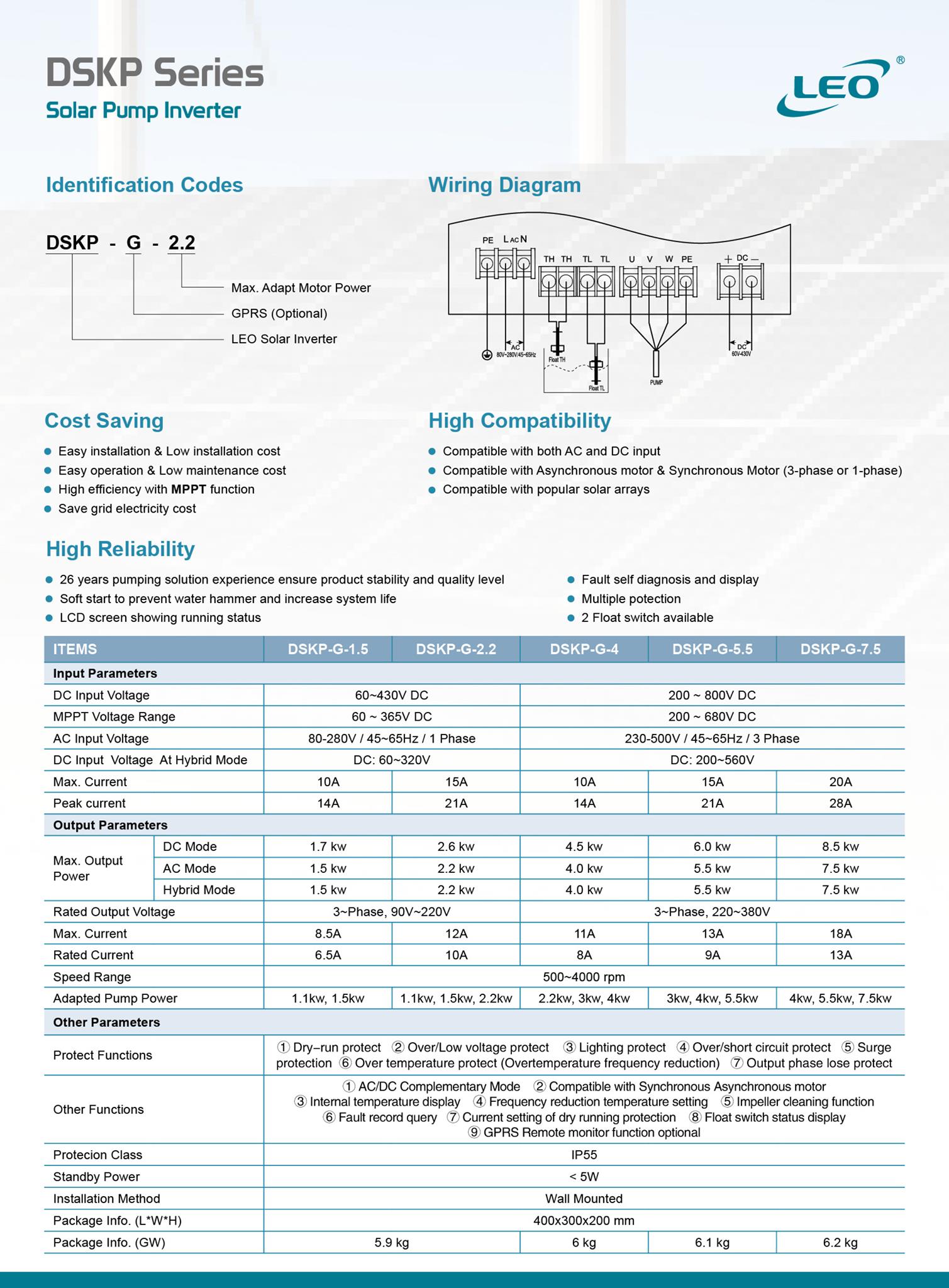 LEO PUMP - DSKP Series Inverter, the Solar Pump Inverter...