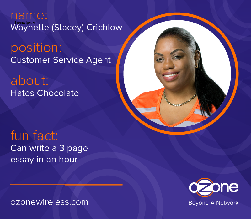 Ozone Wireless - Meet Waynette aka Stacey. Stacey hates... | Facebook