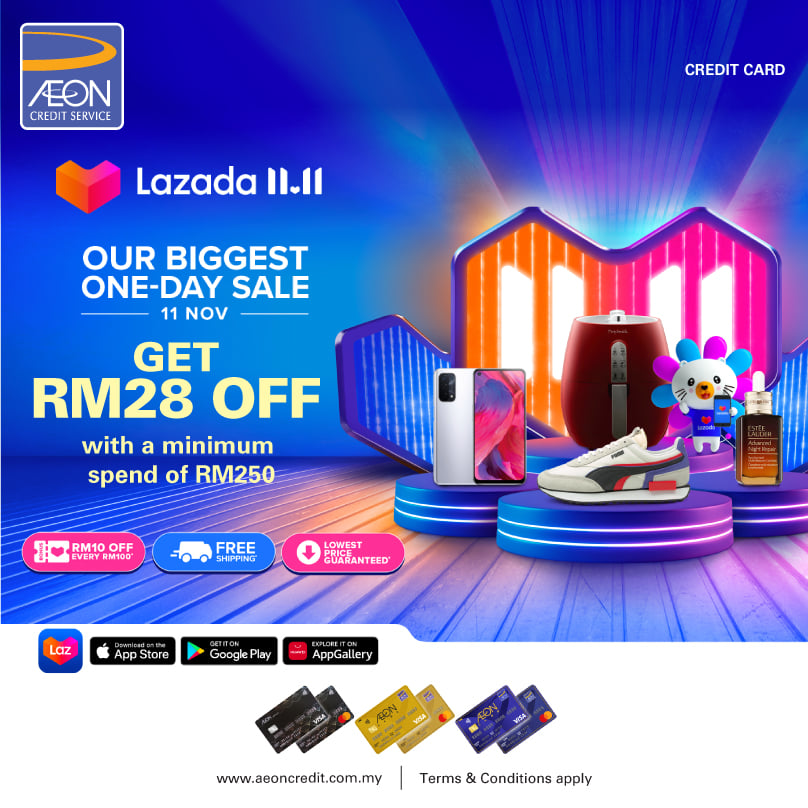 Counting Down To Lazada Aeon Credit Service M Bhd Facebook