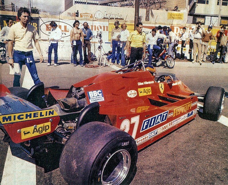⋆VentisetteRosso⋆ - 1981 - Una rara immagine della Ferrari 126CX ...