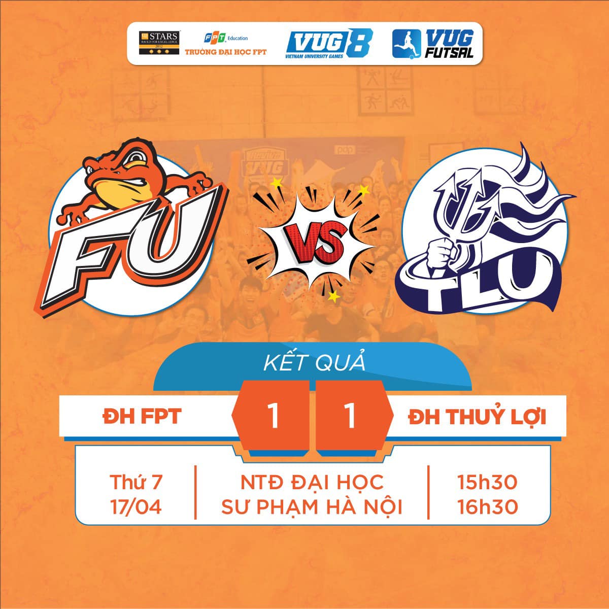 Đại học FPT Hà Nội - 📣📣 KẾT QUẢ TRẬN ĐẤU ĐẦU TIÊN: ĐẠI HỌC FPT 1 - 1 ...