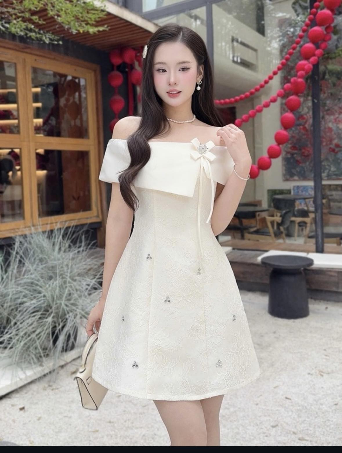 Looking for Graduation Dress beige or white color