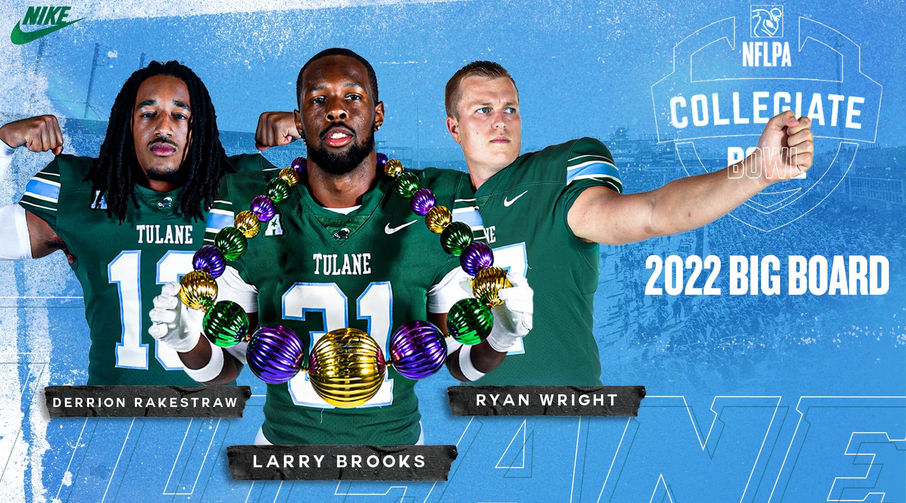 Tulane Football - 👏 Larry Brooks, Derrion Rakestraw and...
