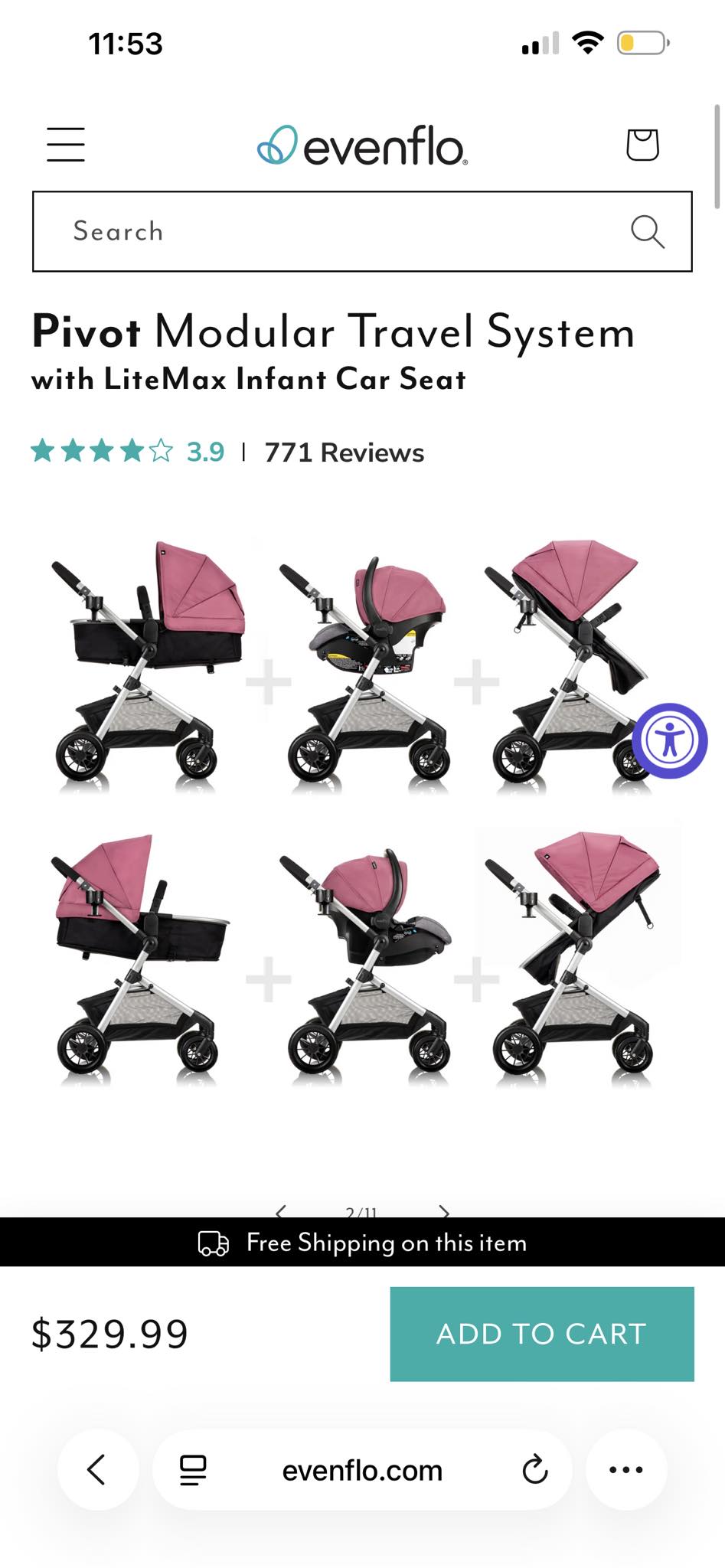 nuna stroller mix MIXX™ Next + PIPA™ Aire RX Travel System RAINS: Suitcases Option:Black Blue Experience next baby mittens