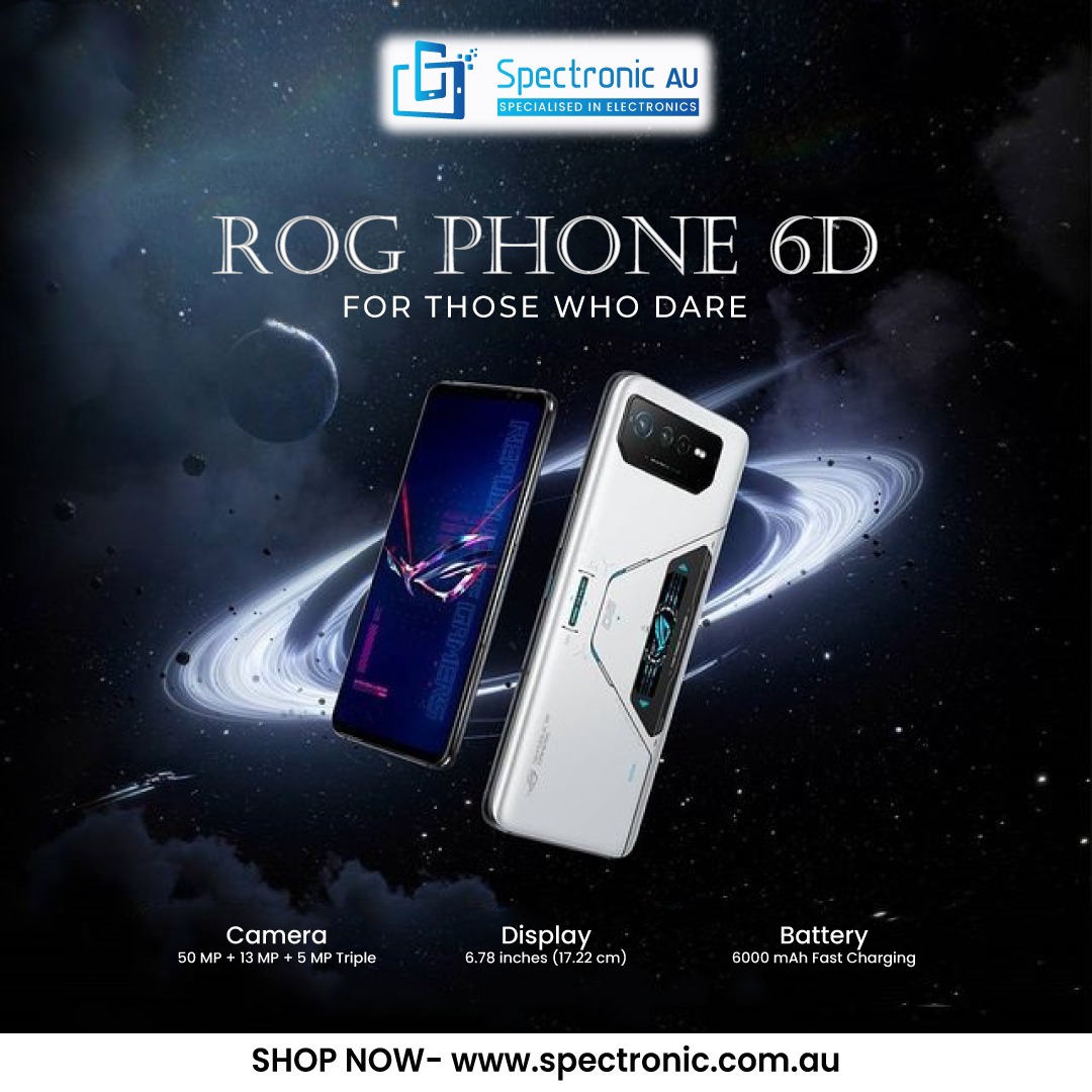 Spectronic AU - The ROG Phone 6D Ultimate features a color...