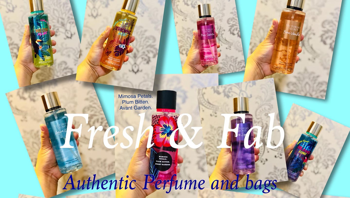 Fresh & Fab Authentic Perfume and bags