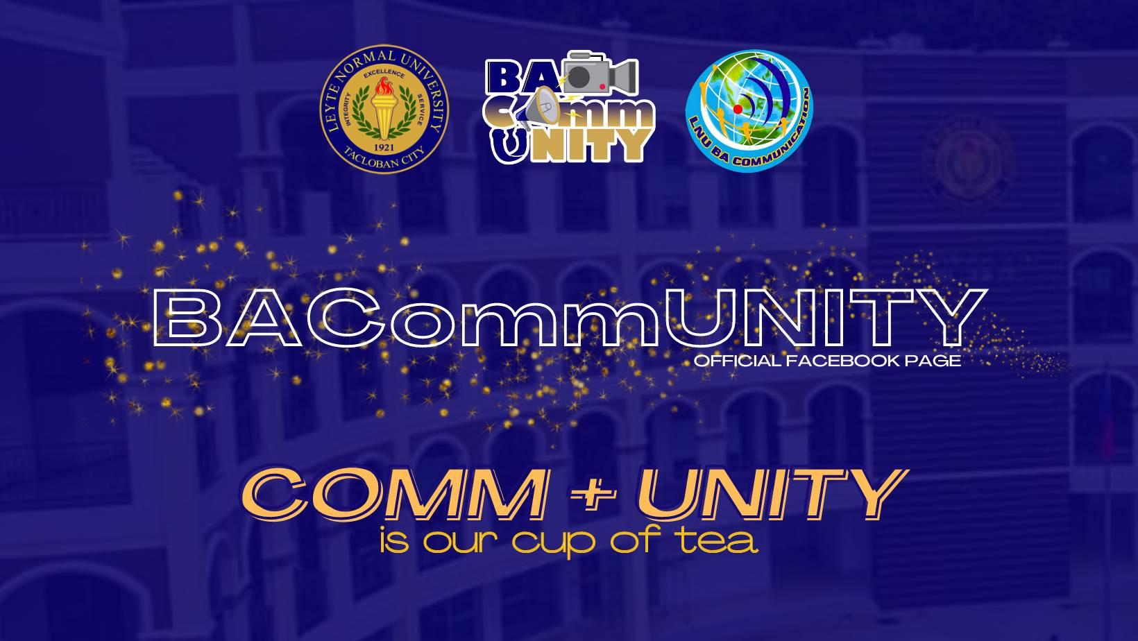 BA Comm UNITY | Tacloban City