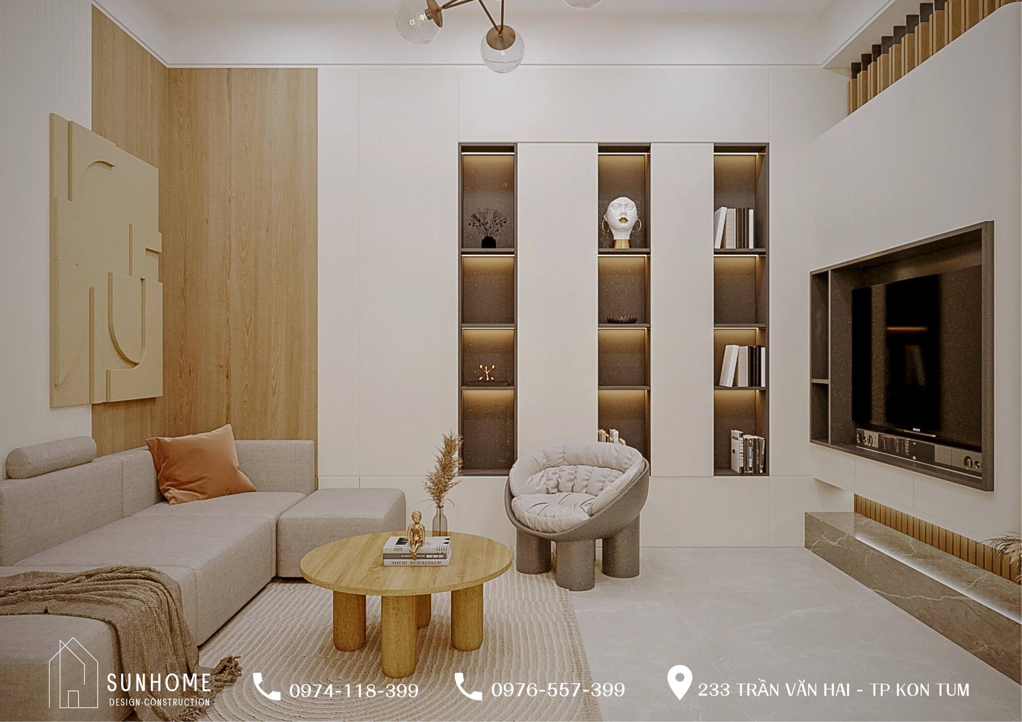 SUN HOME- Thiết kế nhà đẹp | Tinh Kontum