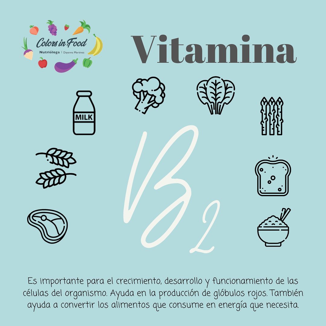 COLORS IN FOOD - Vitamina B2 También conocida como...