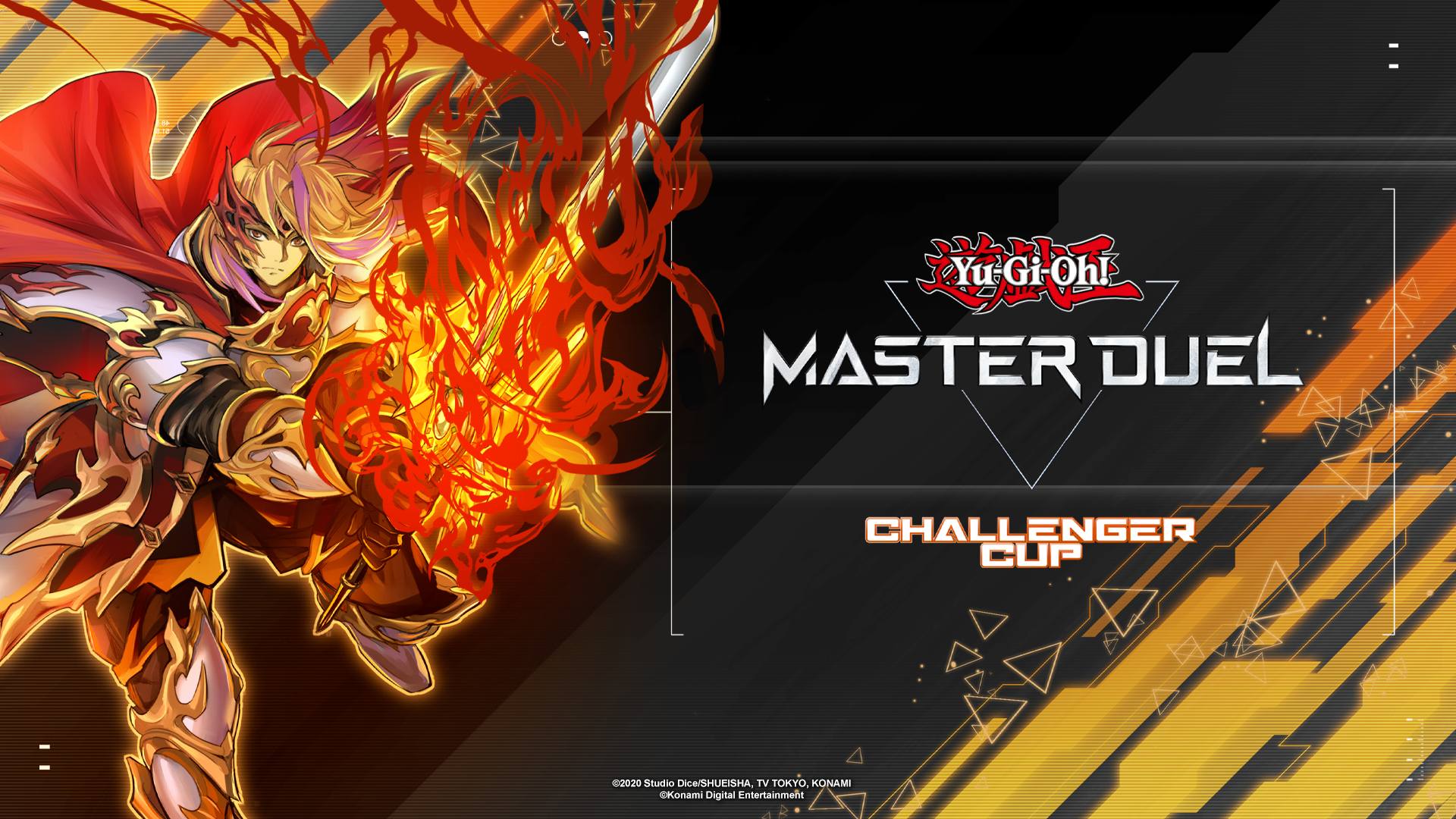 Yu-Gi-Oh Master Duel Challenger Cup game mat revealed