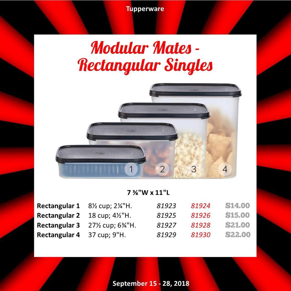 The Modular Mates... - Tupperware with Debbie Strieter-Baril | Facebook