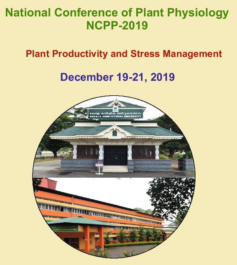 National Conference of Plant Physiology-2019 (NCPP-2019)