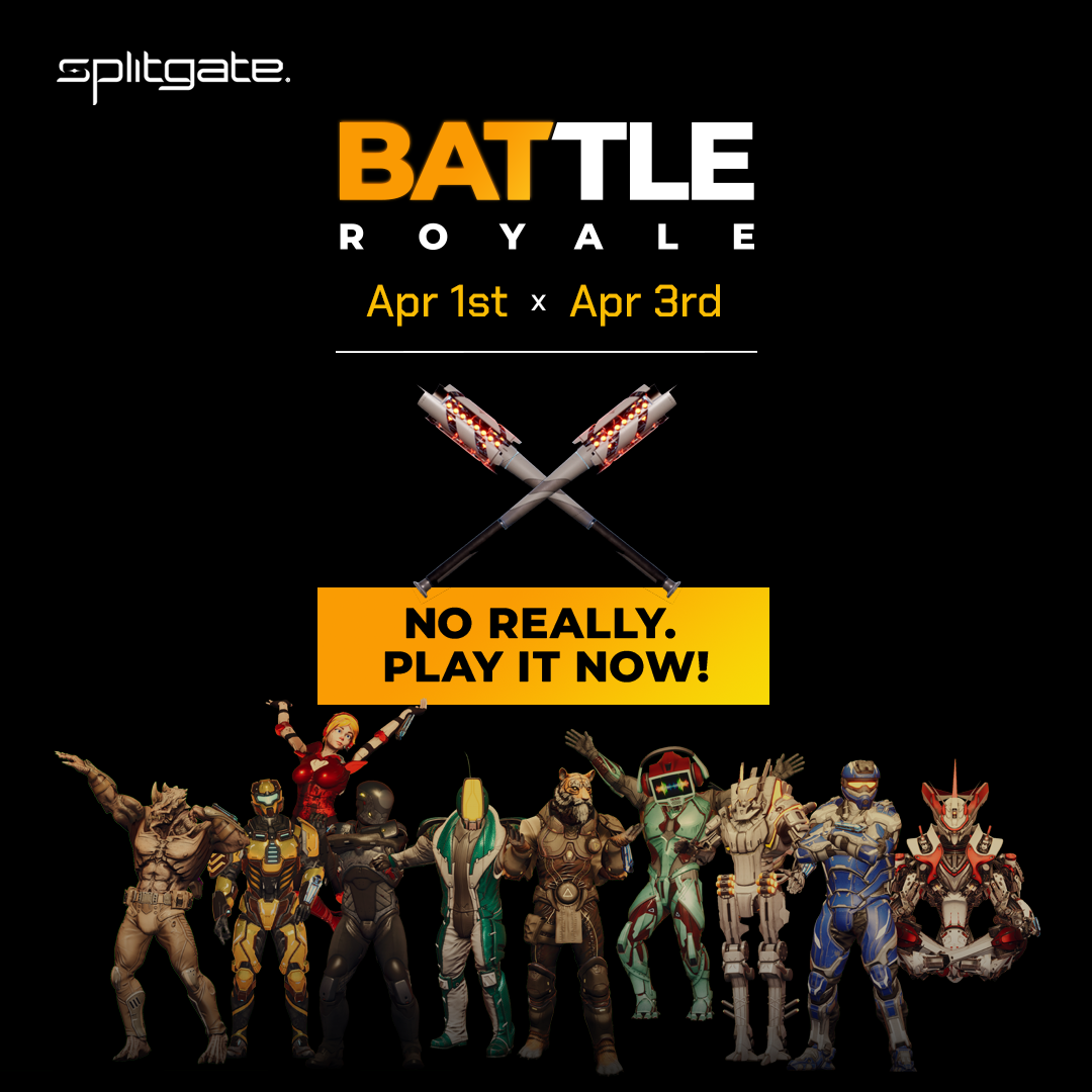 Splitgate - Announcing BATTLE ROYALE finally arriving to...