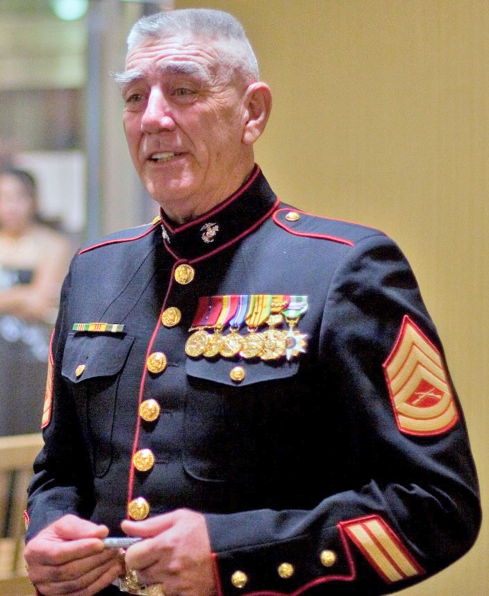drill instructor dress blues Marine Corps instructors like R. Lee Ermey maternitydress
