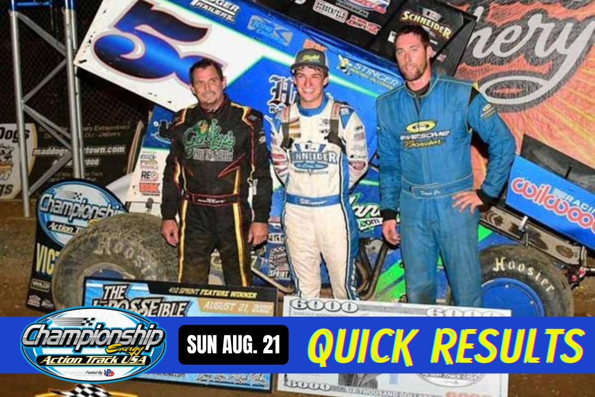 Action Track Quick Results - Top 10 Aug... - Action Track USA | Facebook