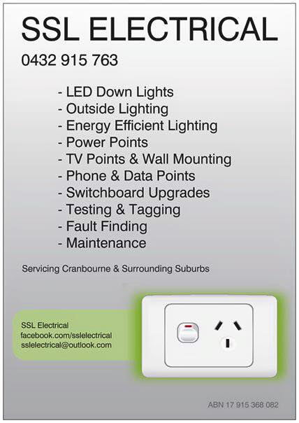 SSL Electrical | Tooradin VIC