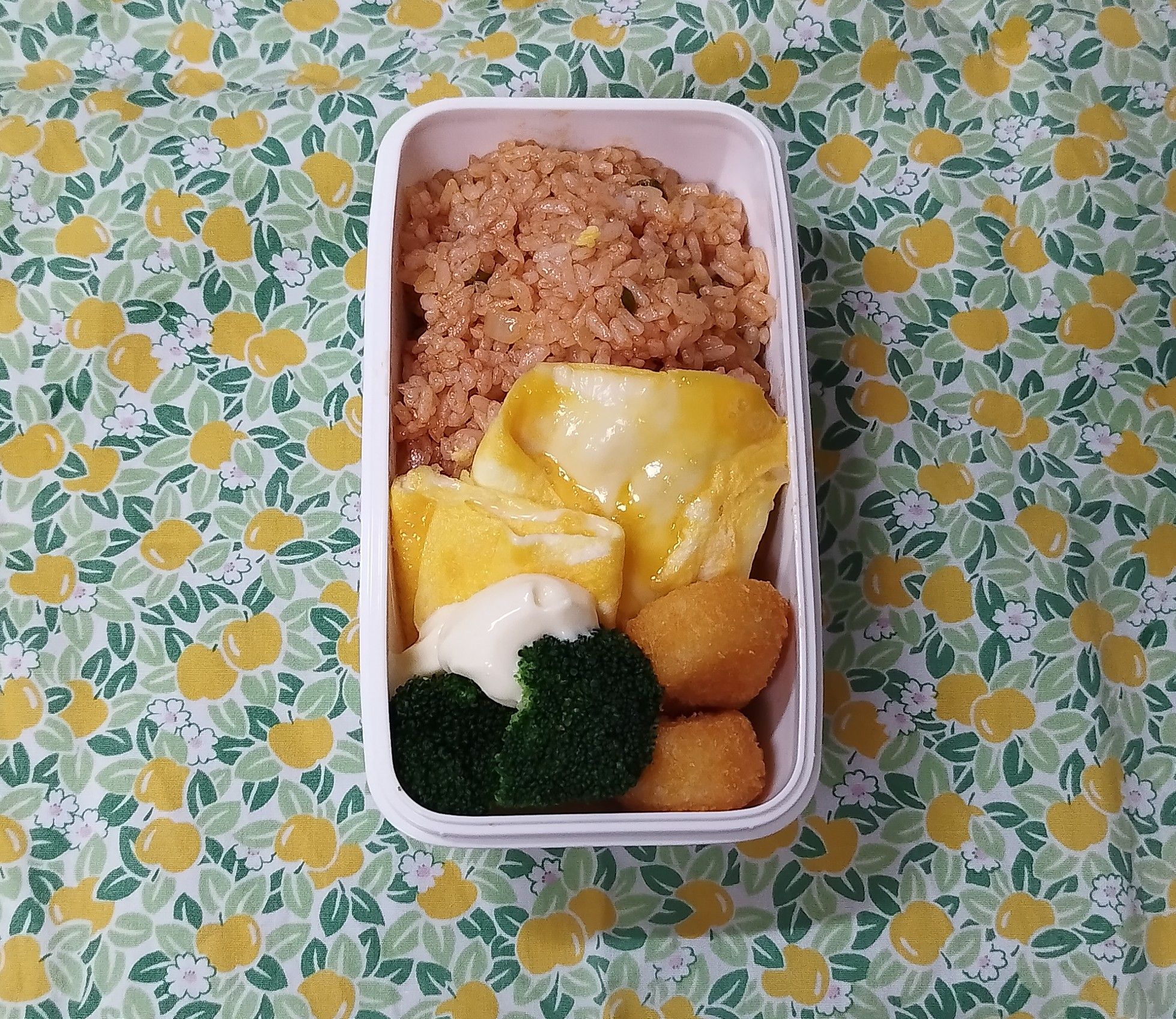 還暦初出勤のお弁当。