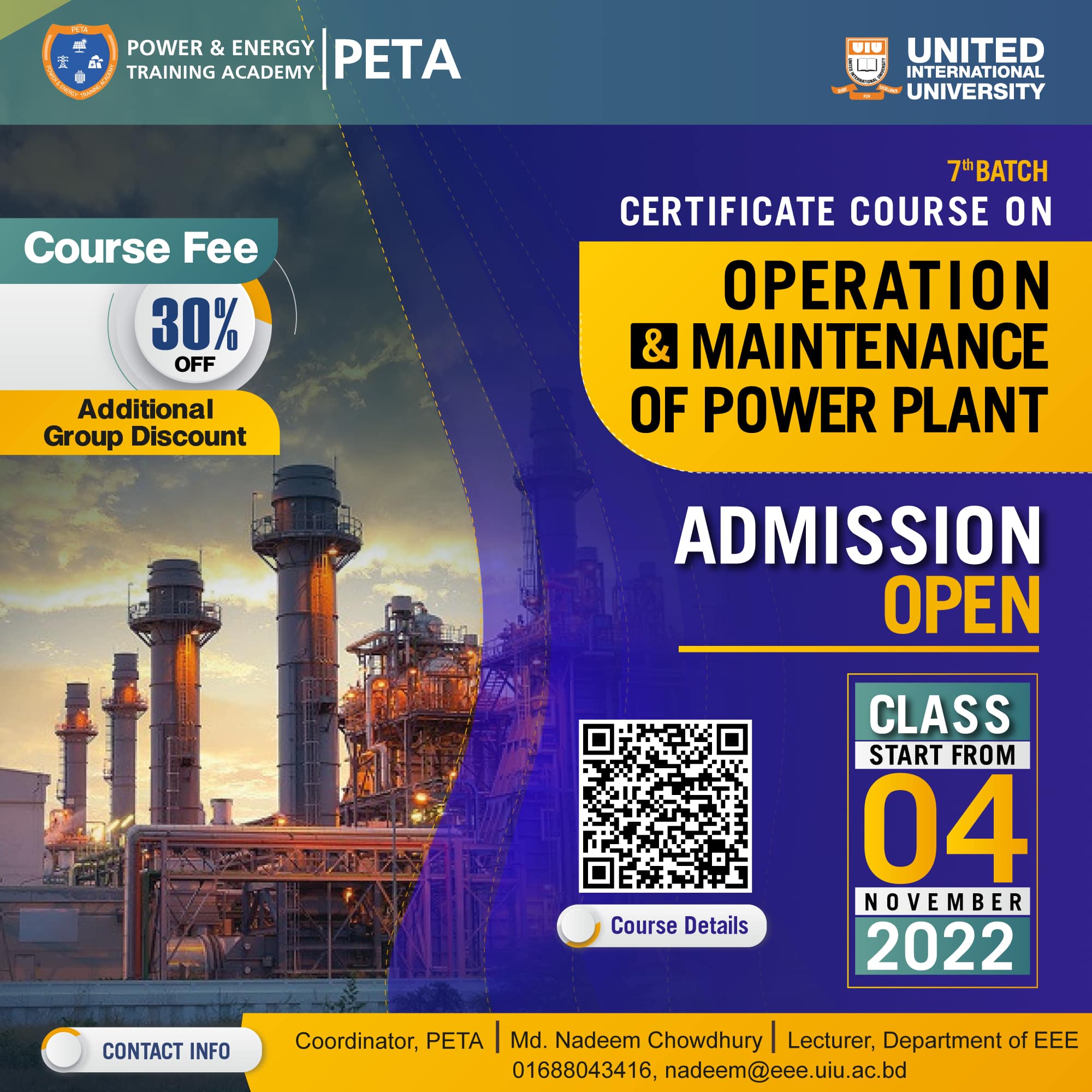 Power & Energy Training Academy - PETA, UIU