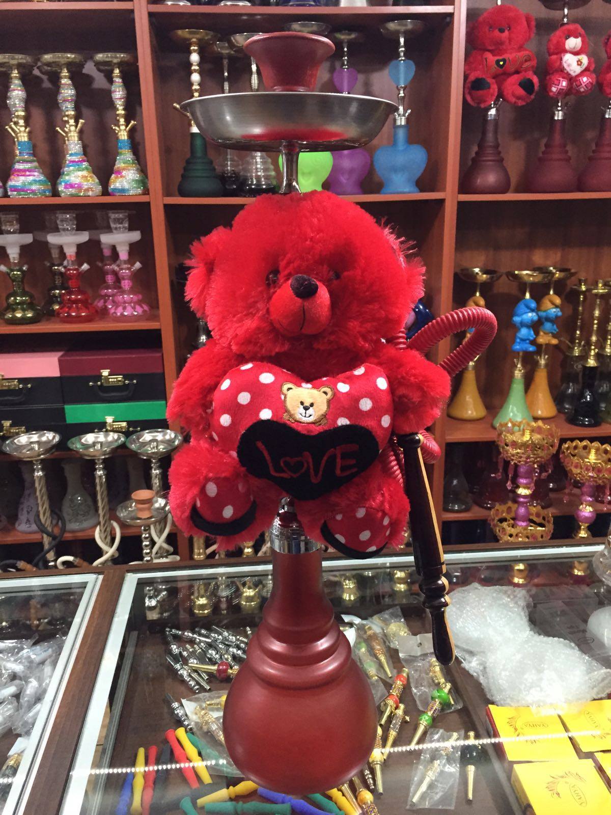 Jad Hookah أركيلة قلب أو دبدوب حجم وسط قالب صب مع Facebook