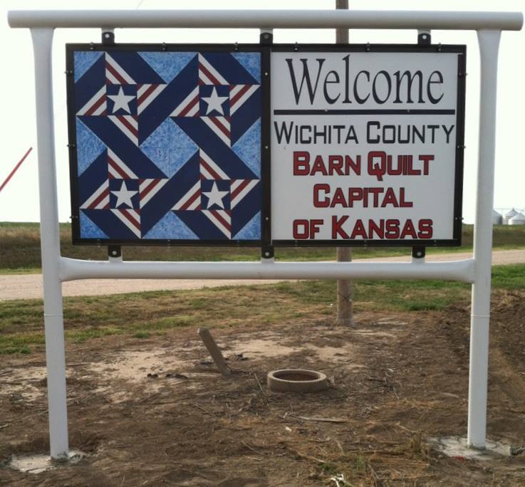 Barn Quilt Capital of Kansas - Wichita County - Leoti
