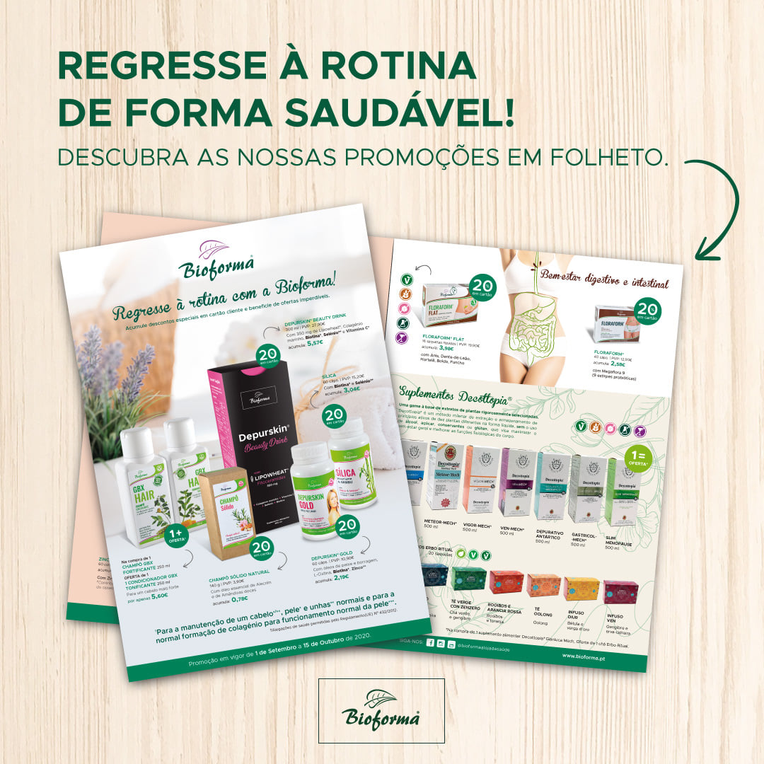 Bioforma a loja da saúde - Regresse à rotina de forma saudável com a ...