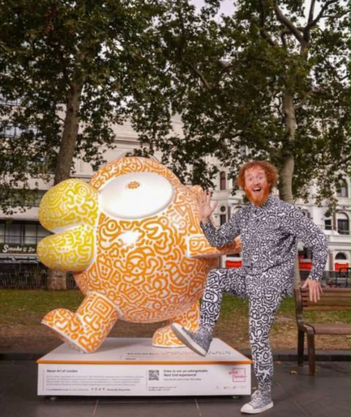 MR DOODLE's Free Public Art Trail in London, England's West End