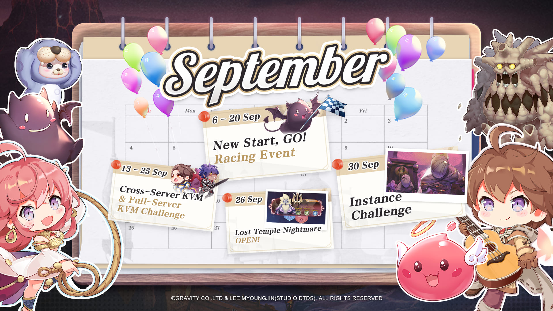 Ragnarok - 🌈 This September... will be colorful and full of enjoyment 🎊 ...