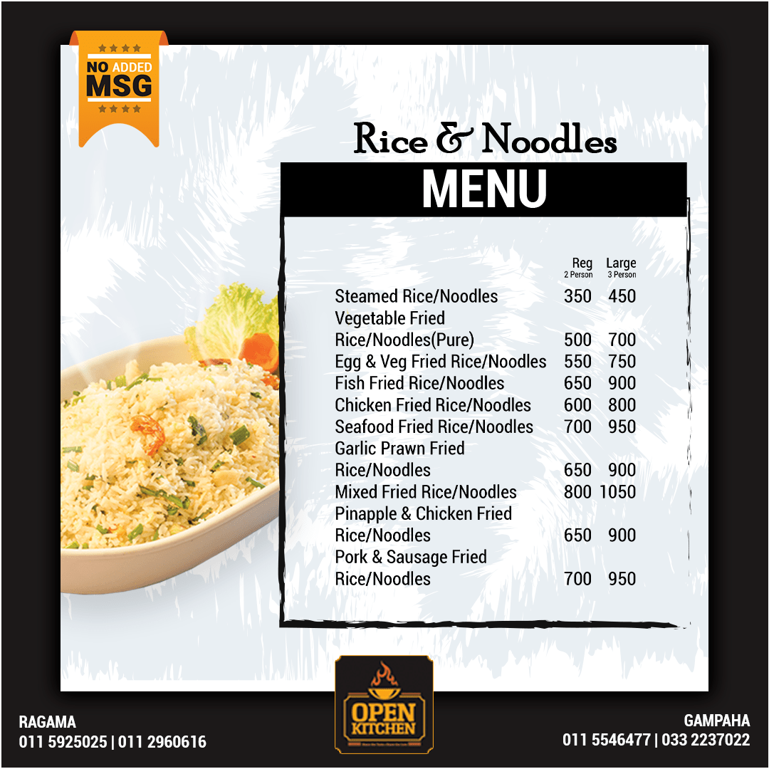 Open Kitchen - Dinner from Open Kitchen? 😍 Order Now 👇... | Facebook