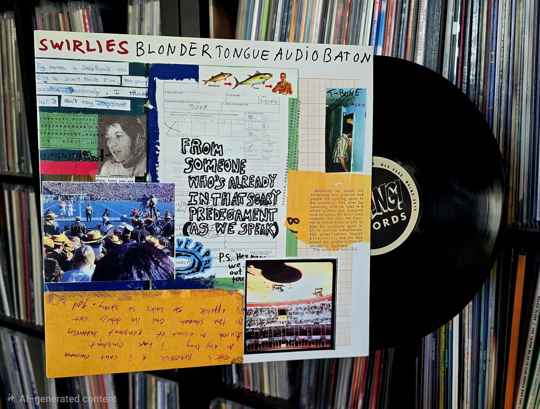 Swirlies Blonder Tongue Audio Baton record reissue