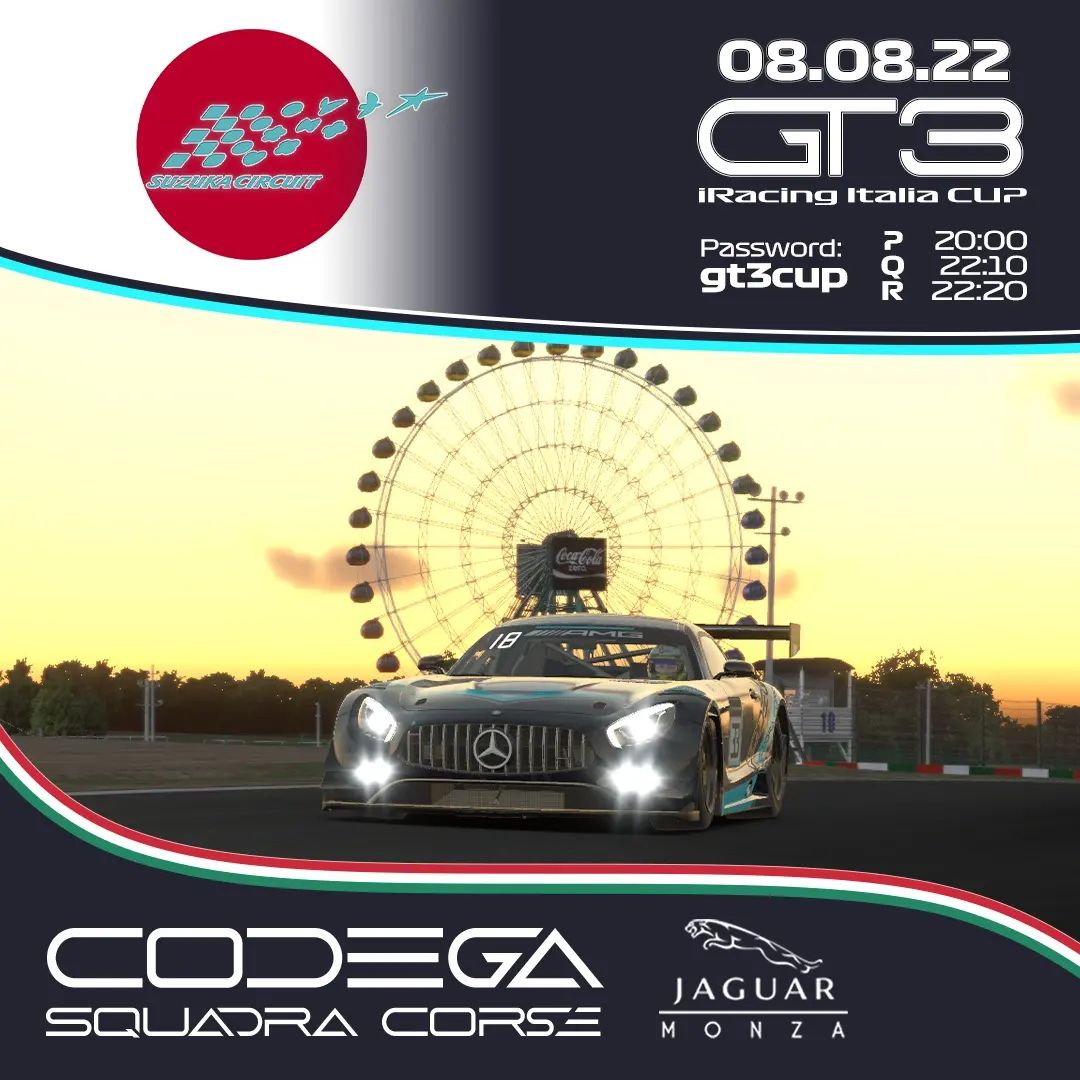 📣📣 CODEGA iRacing Italia GT3 CUP -... - Codega Squadra Corse | Facebook