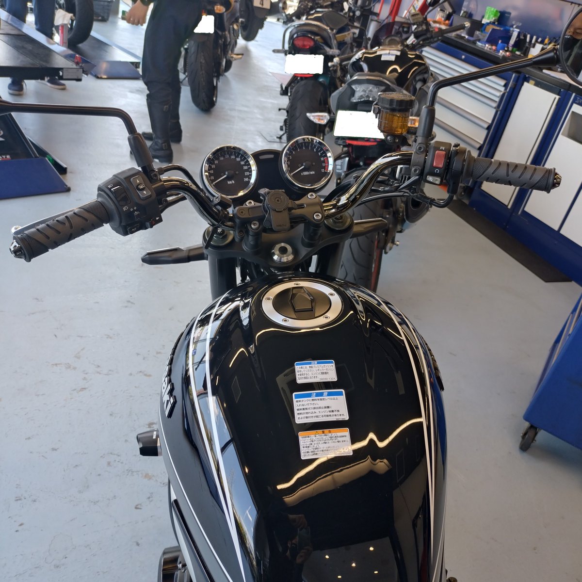 作業御礼 #Z900RS #ハンドルバー交換 ご依頼ありがとうございました 