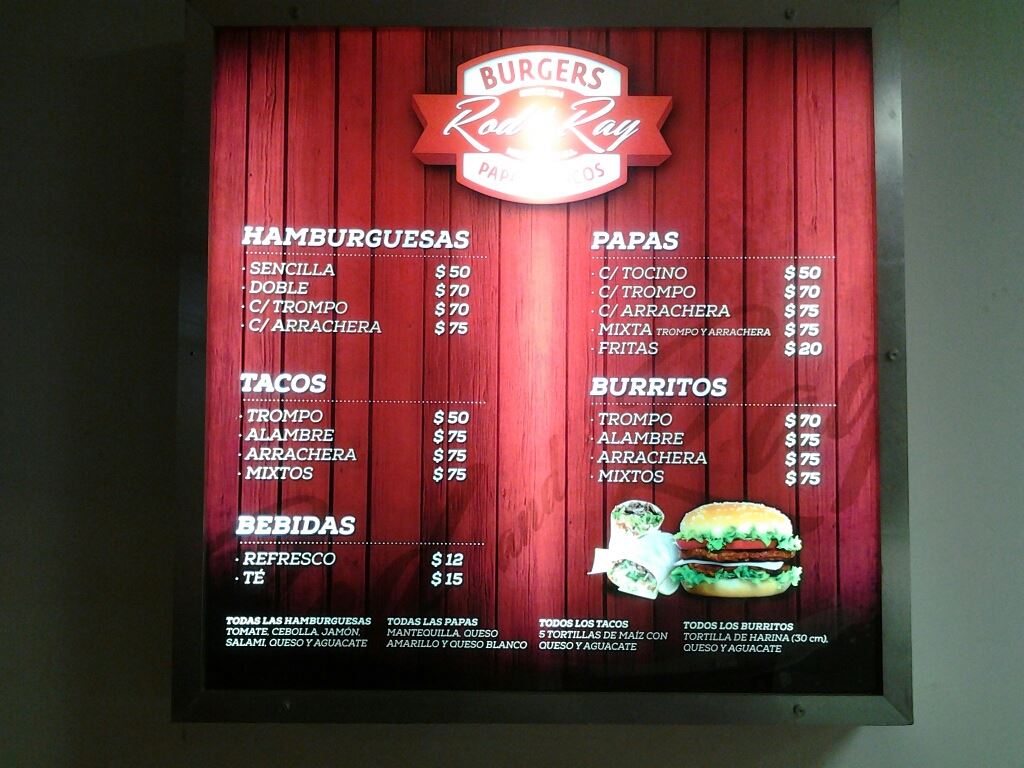 Rod & Ray Burgers PAPAS & TACOS | Monterrey