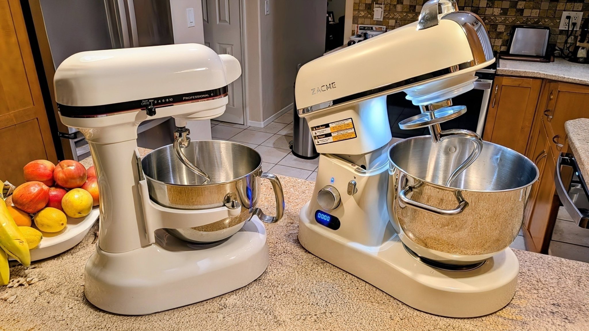 Zacme 8.4 quart commercial stand mixer outperforms Kitchen Aid Pro 600
