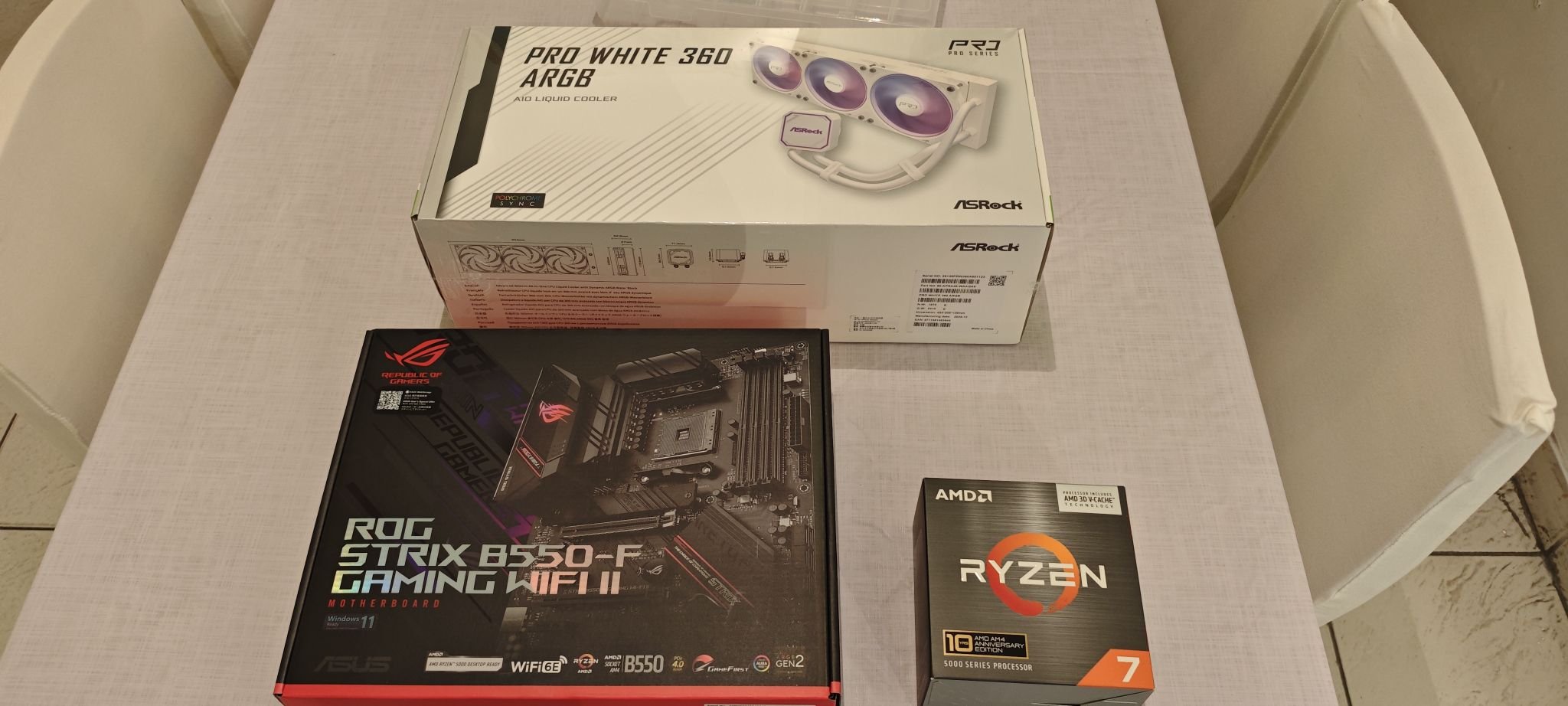 Building a gaming PC with Ryzen 7 5800X3D and ROG B550-F