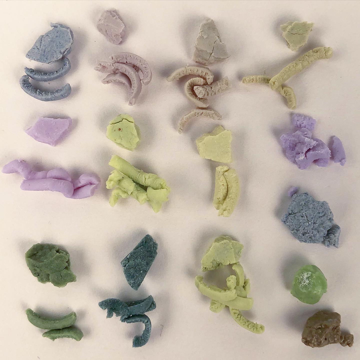 gwendolyn - some early experiments with handmade colored grog, used in ...