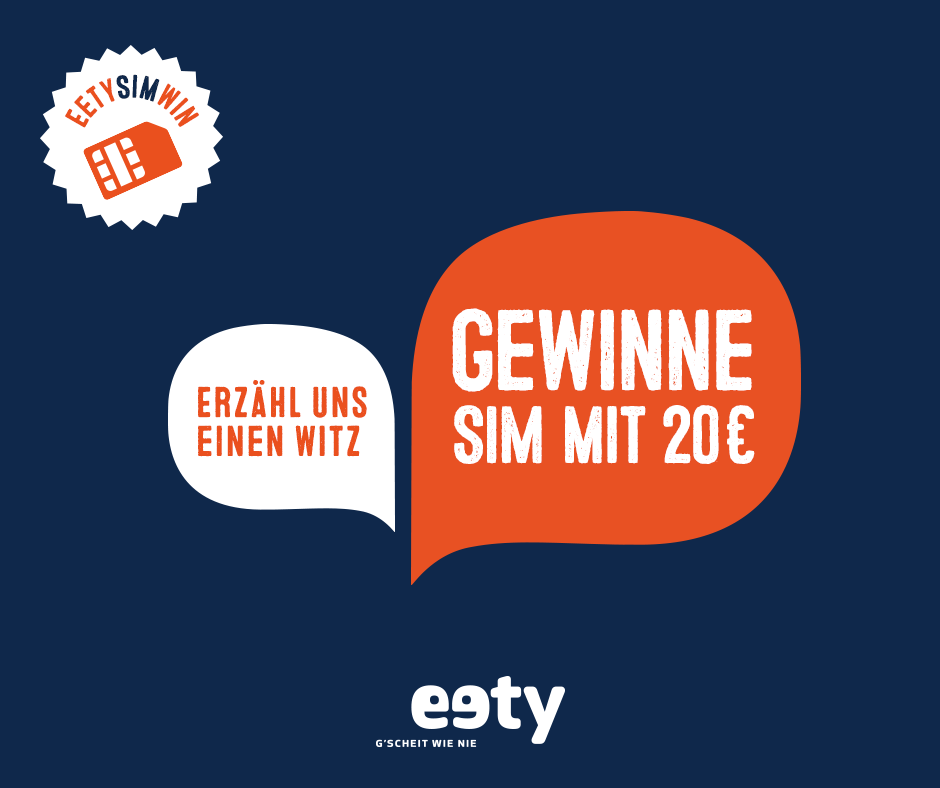 eety - g’scheit telefonieren - #eetySIMwin Neue Woche, neue Challenge ...