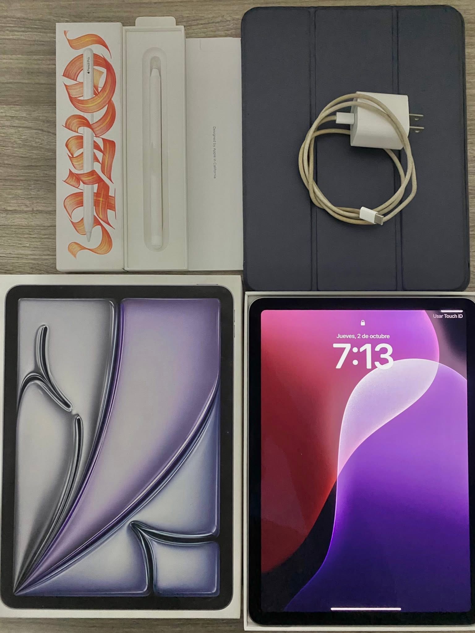 iPad Air 256gb Chip M2 y Apple Pencil Pro