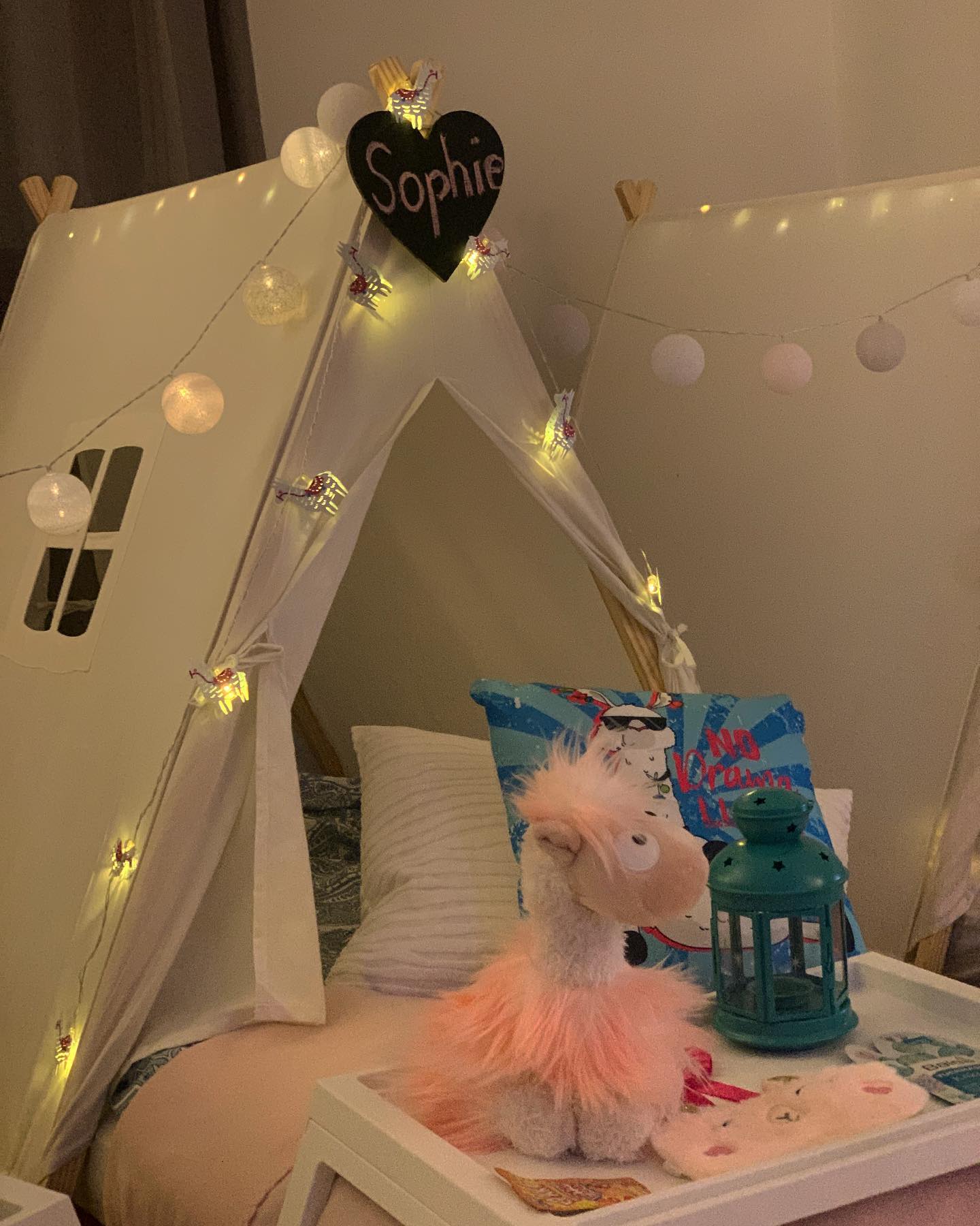 tipi zelt kinderzimmer kaufen Standard Tipi-Zelt in Beige & Marineblau mit gepolsterter Spielmatte Ultralight Tarp Rab Silwing Cliff Barrows Größe:M