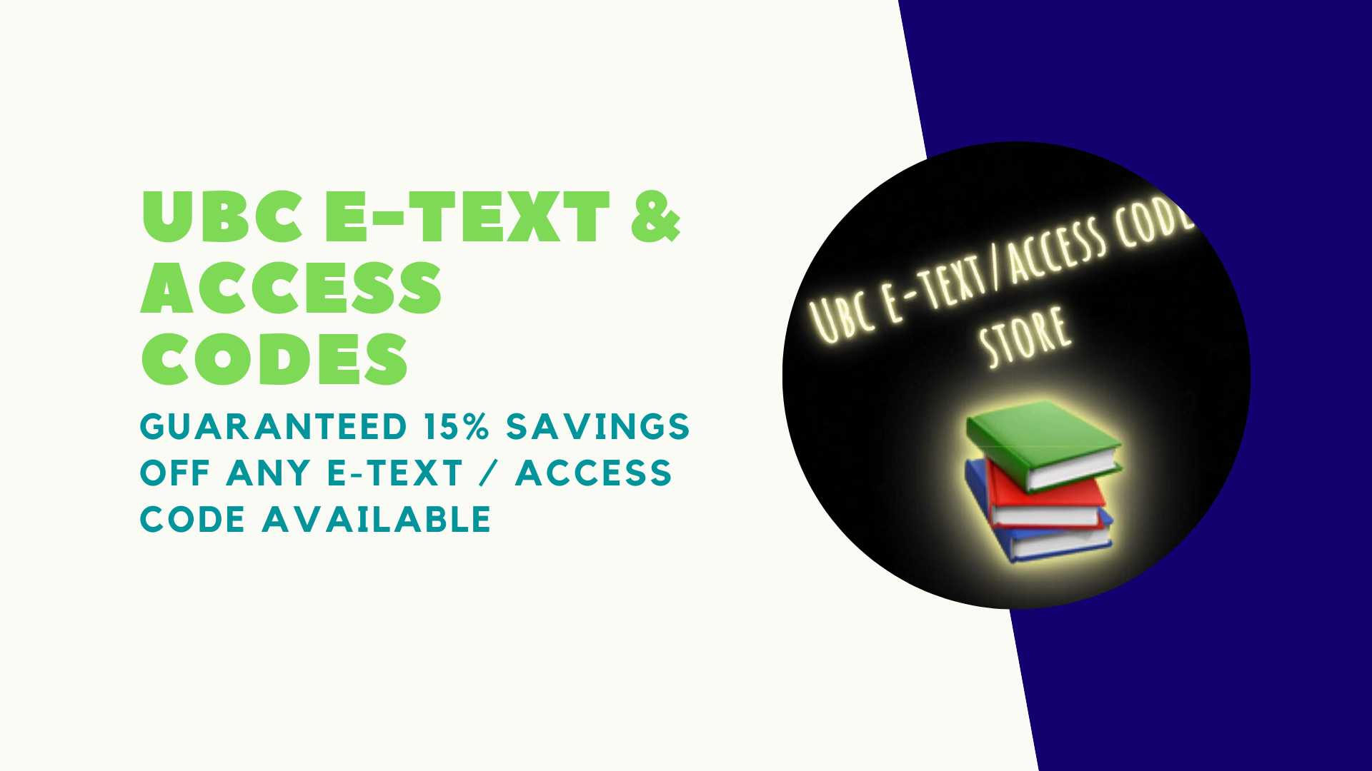 UBC EText And Access Codes