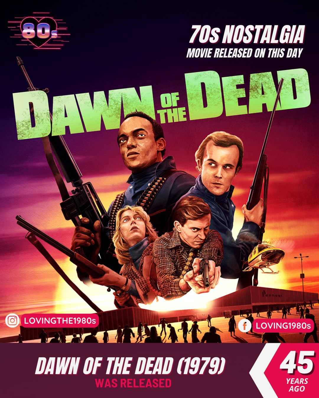 Dawn of the Dead (1978) was released 48 years ago