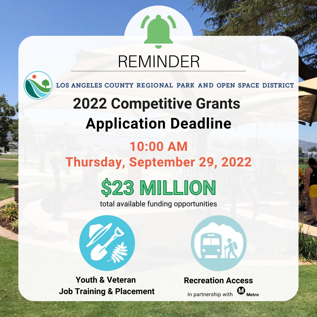 Photo inspiration: Fresh Look at County The Deadline To Apply For The La County Regional