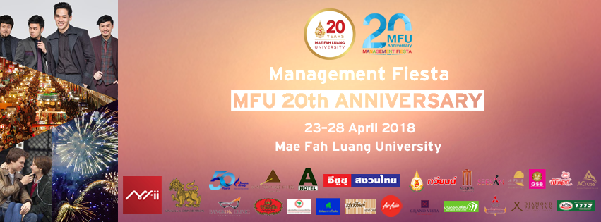 Management Fiesta for MFU 20th Anniversary