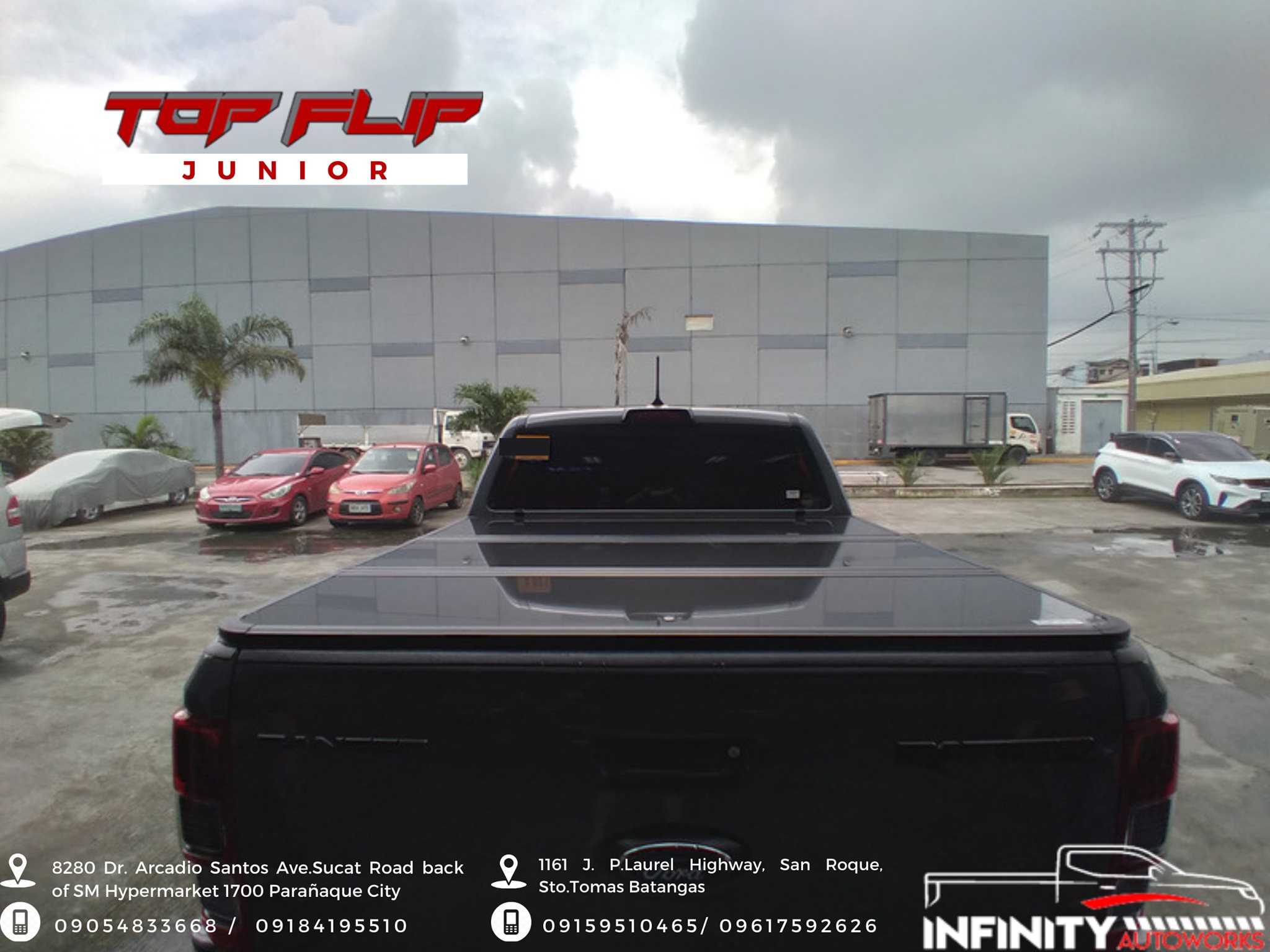 TOPFLIP JUNIOR available at INFINITY AUTOWORKS. ️Foldable and Heavy ...