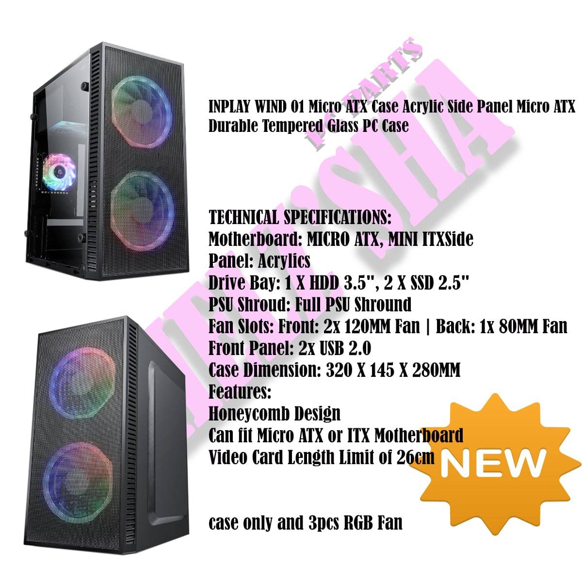 For sale Computer case - Chelzsha Electronics PH