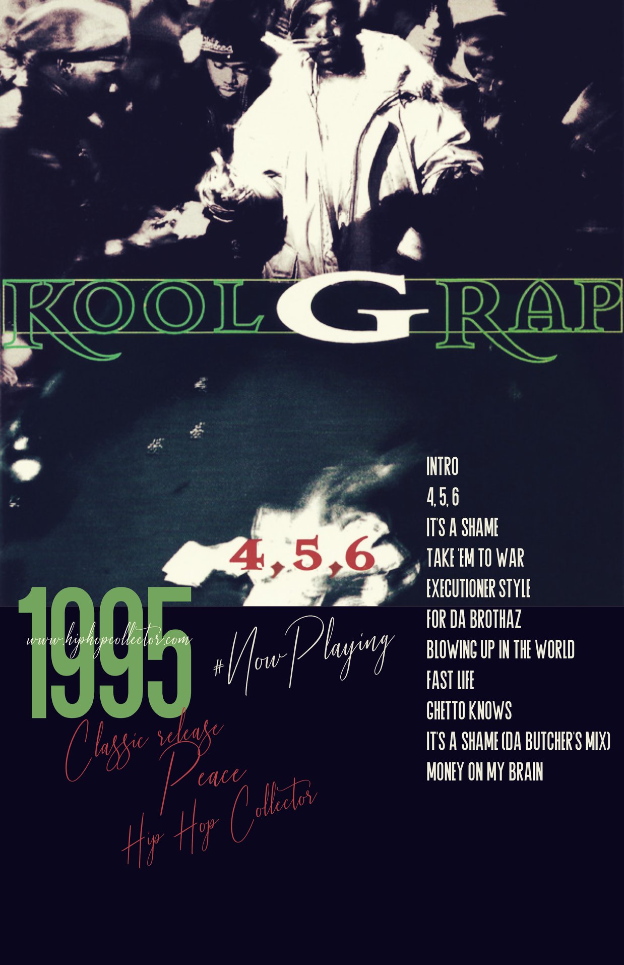 Classic Kool G Rap album from 1995!! 4,5,6 , Executioner Style