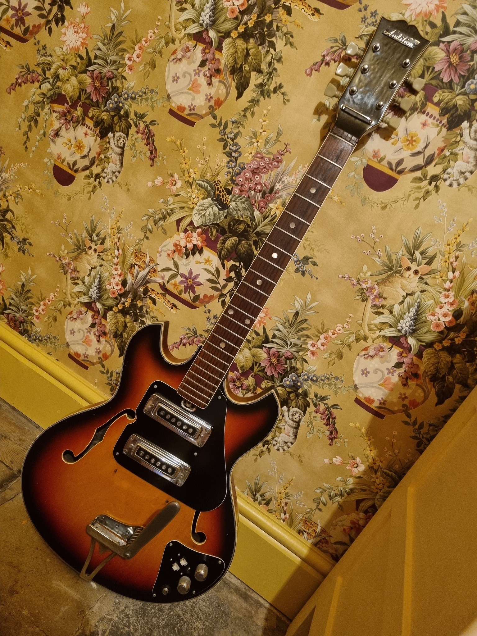 1968 Teisco Audition guitar with original strap