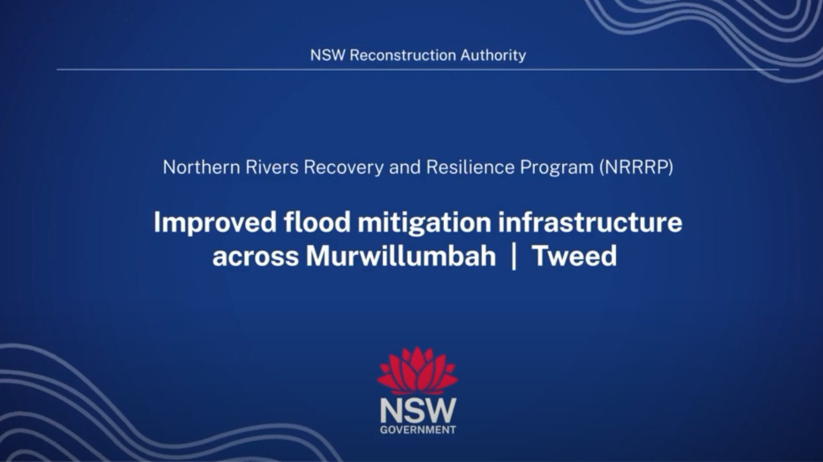The NSW Reconstruction... - NSW Reconstruction Authority